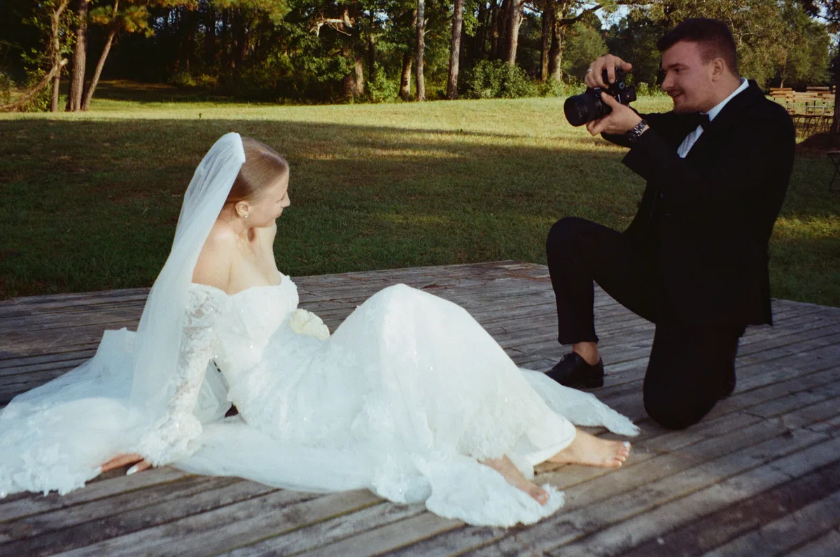 Wedding photography on 35mm film
